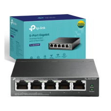 PoE adapteris 220V 65W Gigabit 5 išėjimai TP-LINK LS105GP